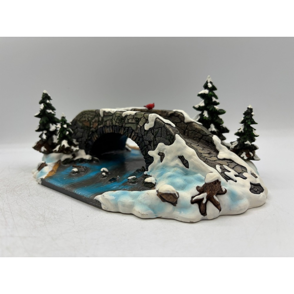 Department 56 1996 Vintage Village Mill Creek Bridge 52635 Retired - Picture 6 of 12